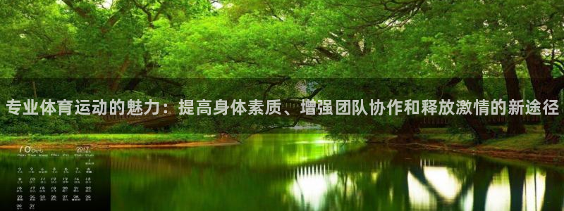 MK体育官方正版app开户：专业体育运动的魅力：提高身体素质