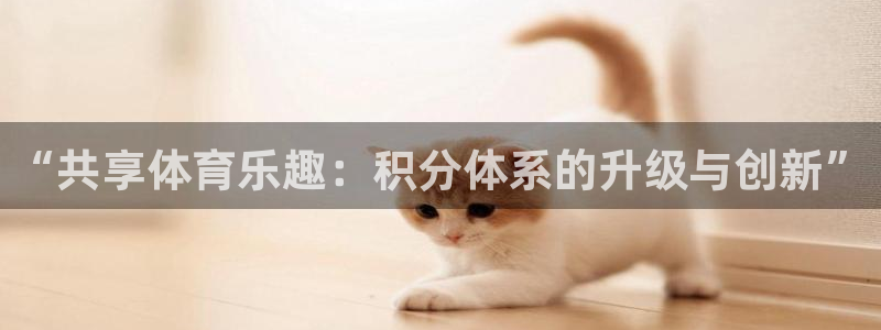 MK体育官网下载平台APP：“共享体育乐趣：积分体系的升级与